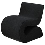 Ronea Boucle Upholstered Armless Curved Chair