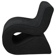 Ronea Boucle Upholstered Armless Curved Chair