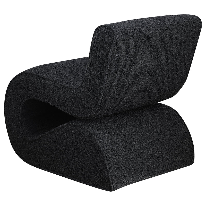 Ronea Boucle Upholstered Armless Curved Chair