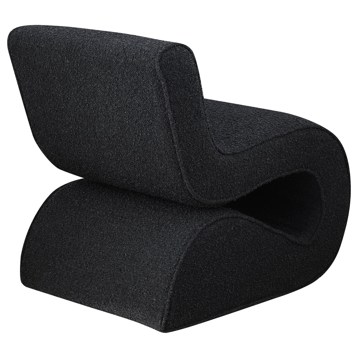 Ronea Boucle Upholstered Armless Curved Chair
