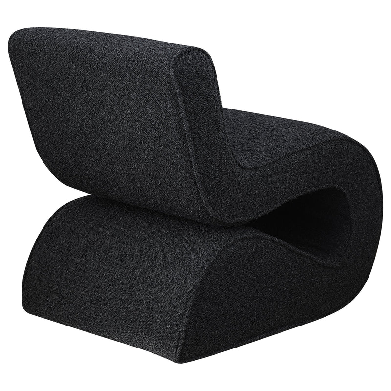 Ronea Boucle Upholstered Armless Curved Chair