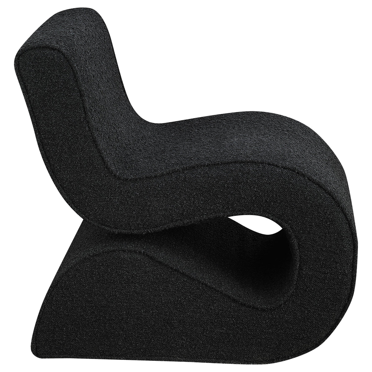 Ronea Boucle Upholstered Armless Curved Chair