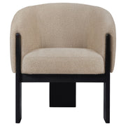 Valdez Boucle Upholstered Back Accent Chair