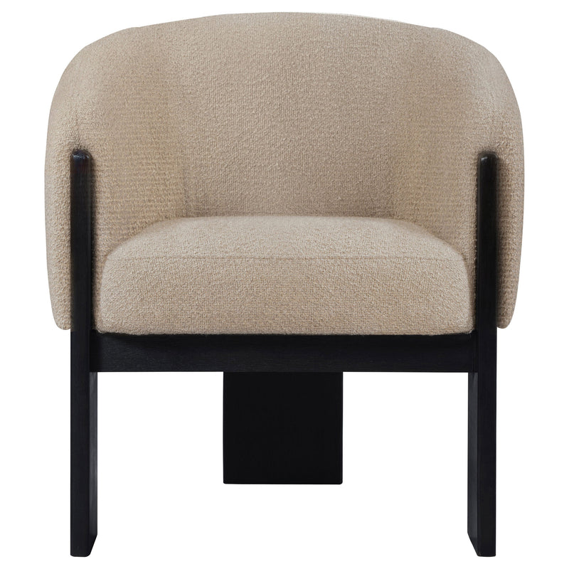 Valdez Boucle Upholstered Back Accent Chair
