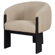 Valdez Boucle Upholstered Back Accent Chair