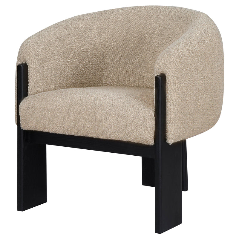Valdez Boucle Upholstered Back Accent Chair