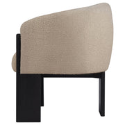 Valdez Boucle Upholstered Back Accent Chair