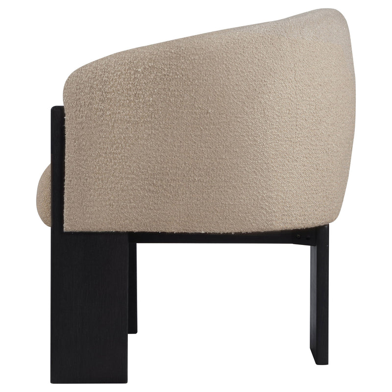 Valdez Boucle Upholstered Back Accent Chair