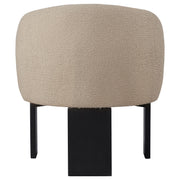 Valdez Boucle Upholstered Back Accent Chair