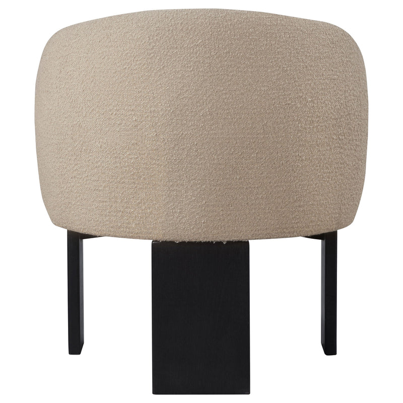 Valdez Boucle Upholstered Back Accent Chair