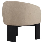 Valdez Boucle Upholstered Back Accent Chair