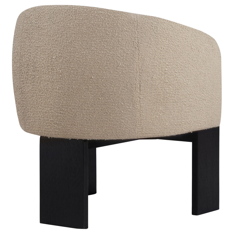 Valdez Boucle Upholstered Back Accent Chair