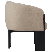Valdez Boucle Upholstered Back Accent Chair