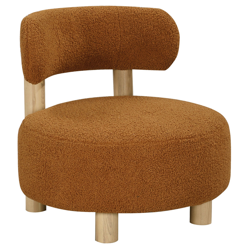 Zonie Boucle Upholstered Back Accent Chair