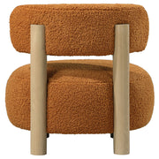 Zonie Boucle Upholstered Back Accent Chair