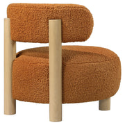 Zonie Boucle Upholstered Back Accent Chair