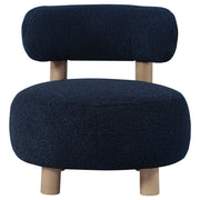 Zonie Boucle Upholstered Back Accent Chair