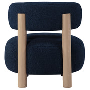 Zonie Boucle Upholstered Back Accent Chair