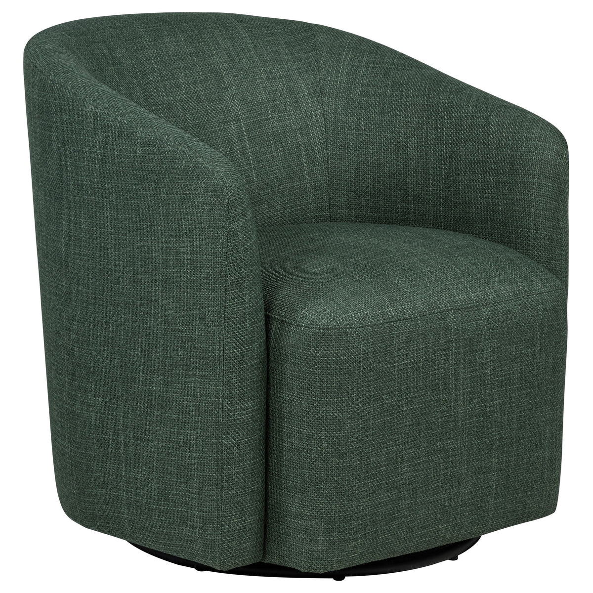 Mossbrook Fabric Upholstered Swivel Accent Chair