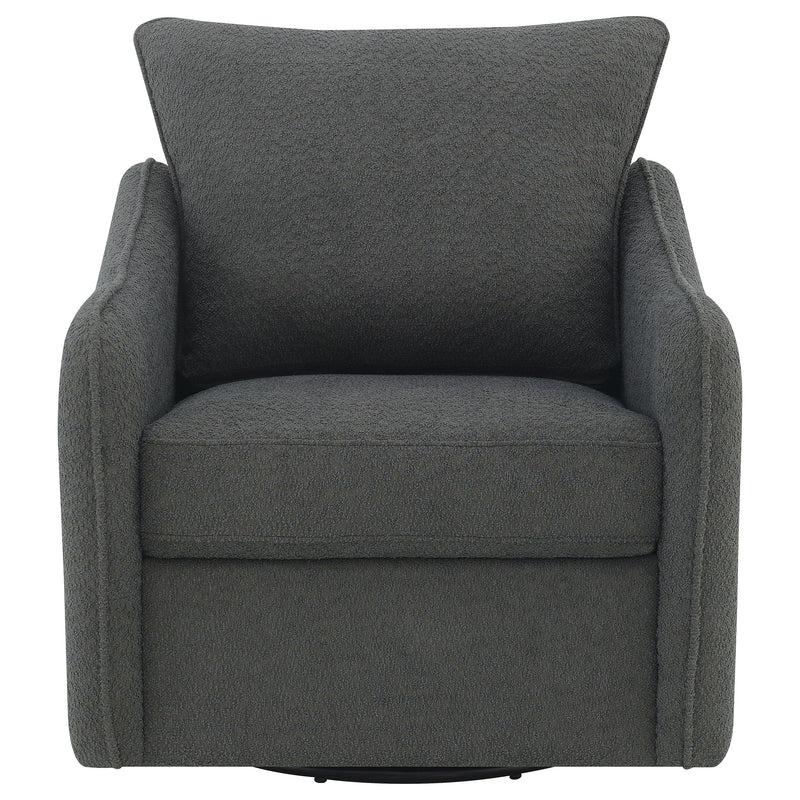 Madia Upholstered Sloped Arm Swivel Glider Chair