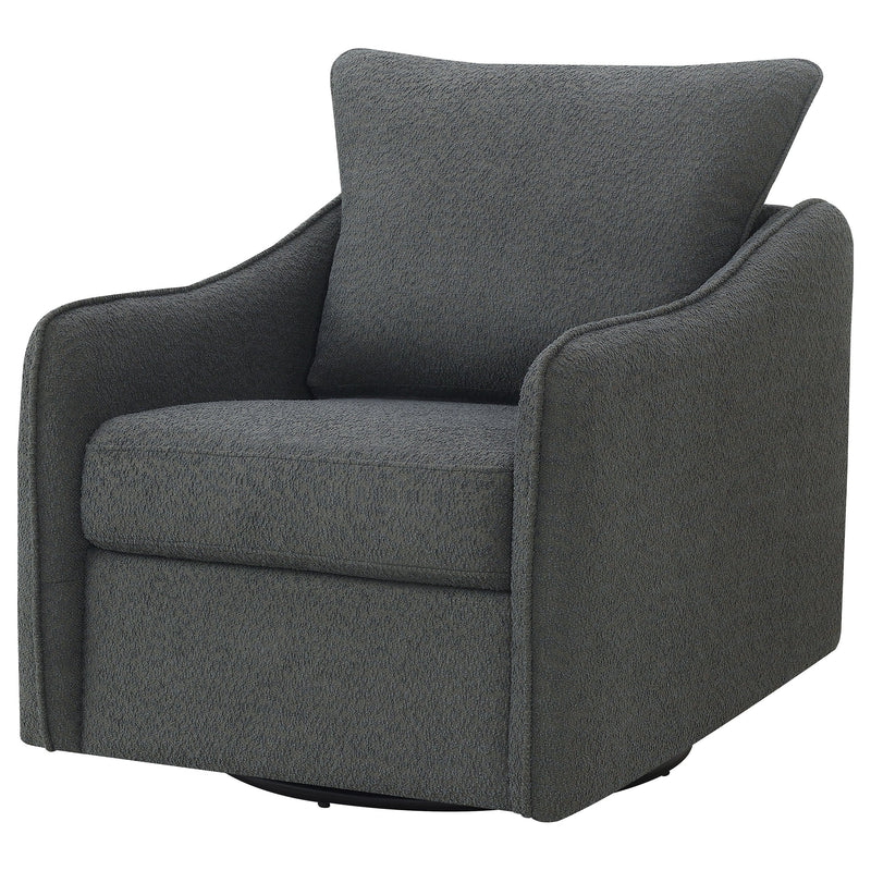 Madia Upholstered Sloped Arm Swivel Glider Chair
