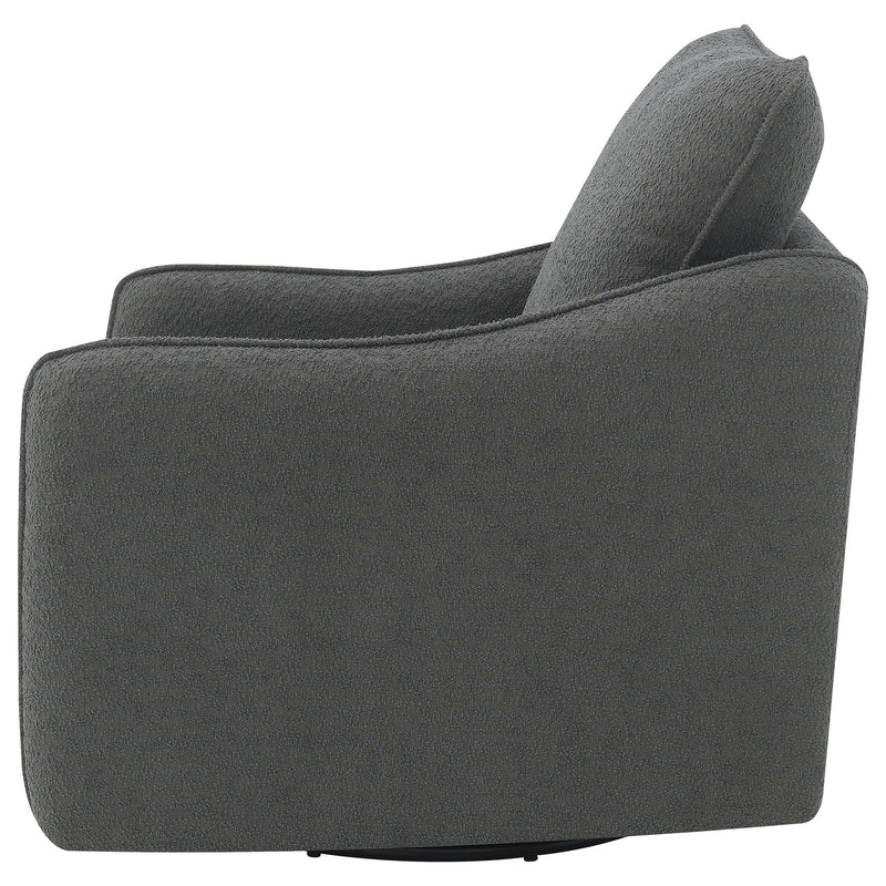 Madia Upholstered Sloped Arm Swivel Glider Chair