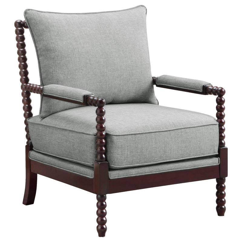 Blanchett Upholstered Bobbin Accent Chair