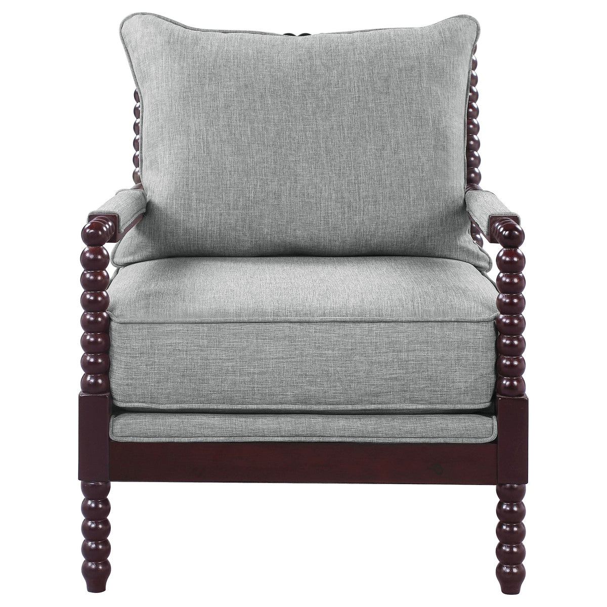Blanchett Upholstered Bobbin Accent Chair