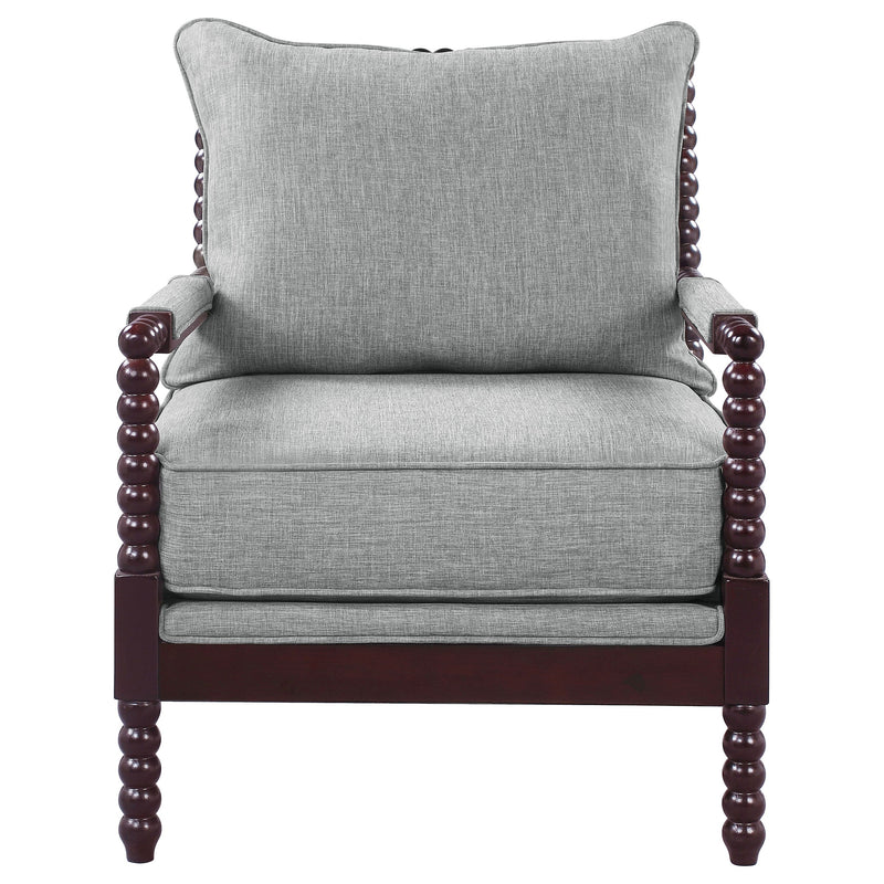 Blanchett Upholstered Bobbin Accent Chair