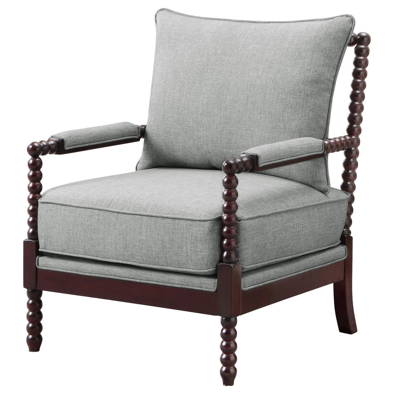 Blanchett Upholstered Bobbin Accent Chair