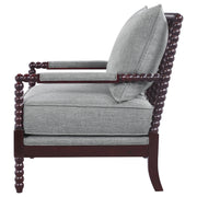 Blanchett Upholstered Bobbin Accent Chair