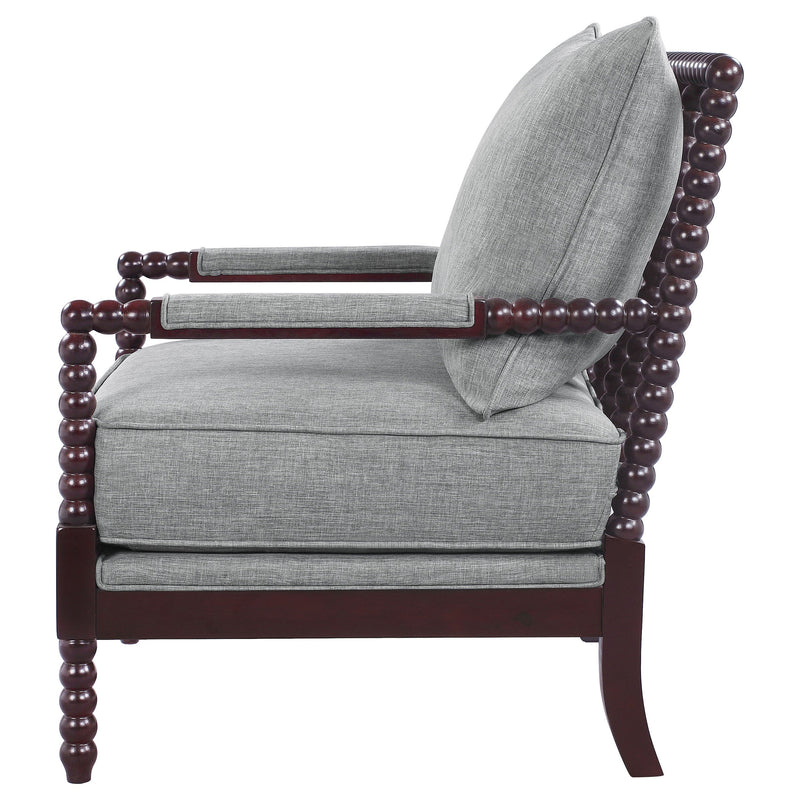 Blanchett Upholstered Bobbin Accent Chair