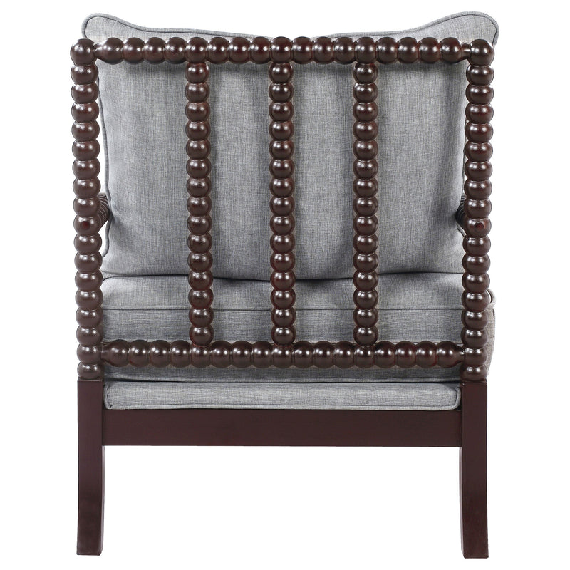 Blanchett Upholstered Bobbin Accent Chair