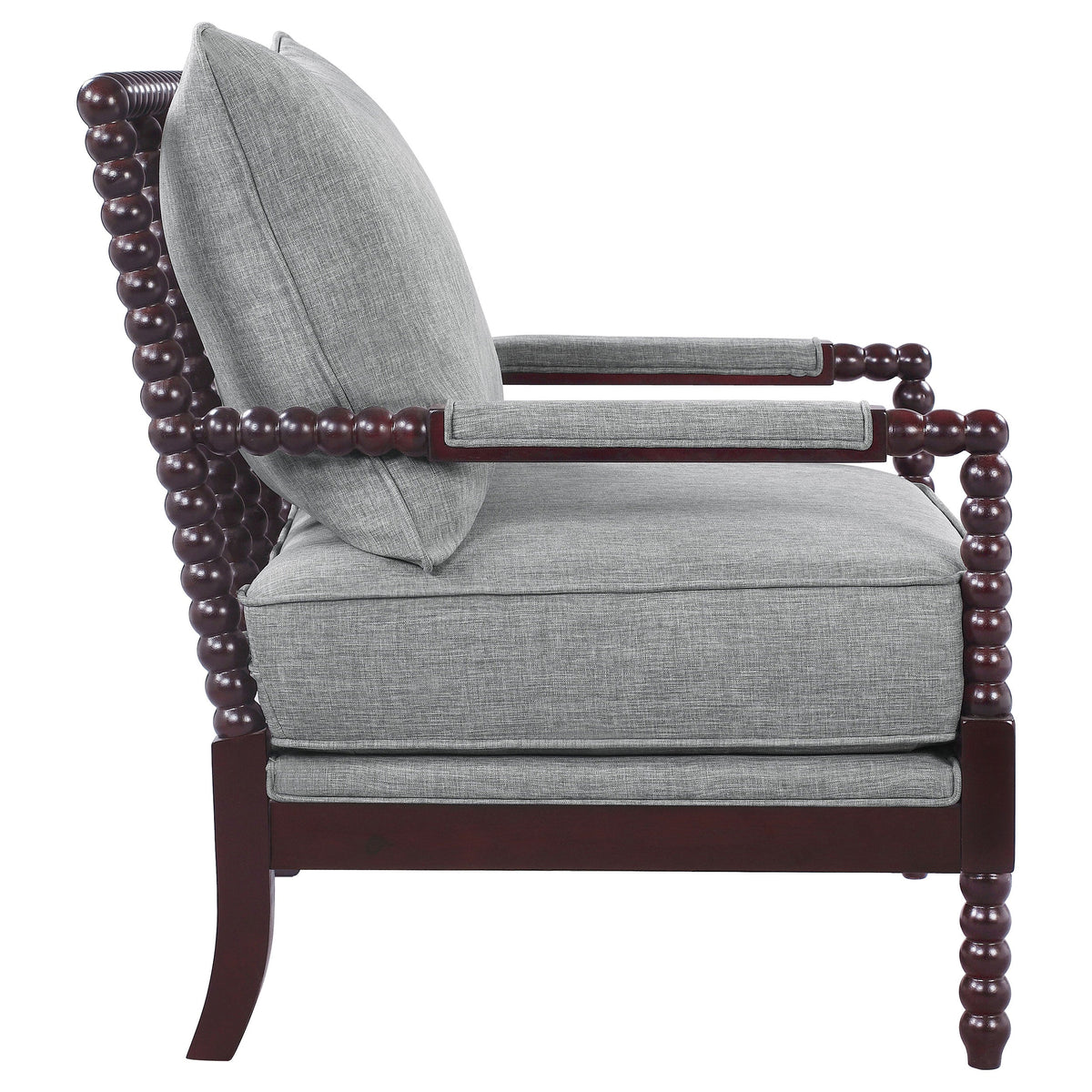 Blanchett Upholstered Bobbin Accent Chair
