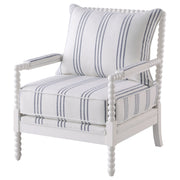 Blanchett Upholstered Bobbin Accent Chair