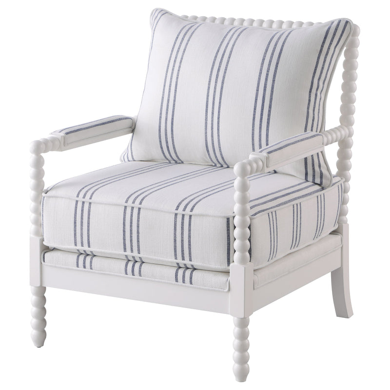 Blanchett Upholstered Bobbin Accent Chair