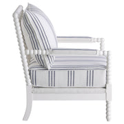 Blanchett Upholstered Bobbin Accent Chair