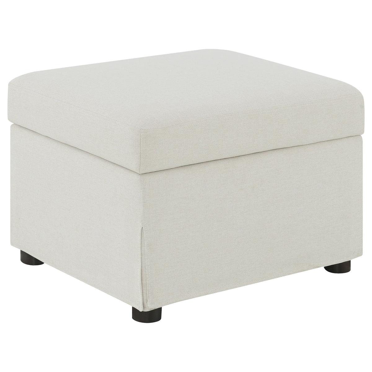 Winter Upholstered Hydraulic Lift Top Storage Ottoman