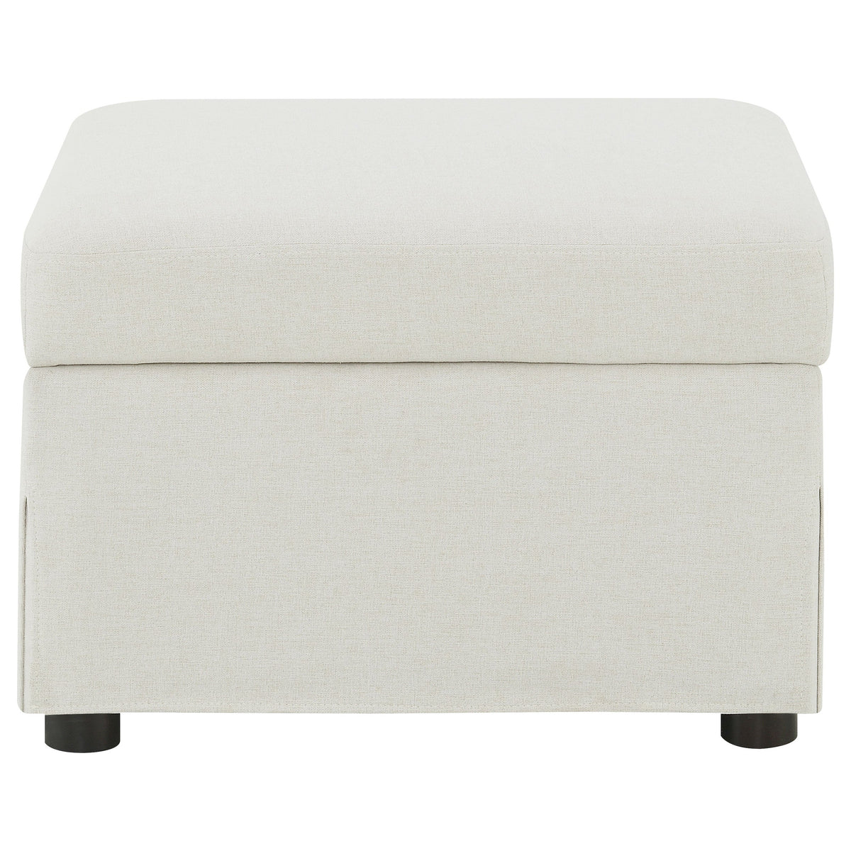 Winter Upholstered Hydraulic Lift Top Storage Ottoman