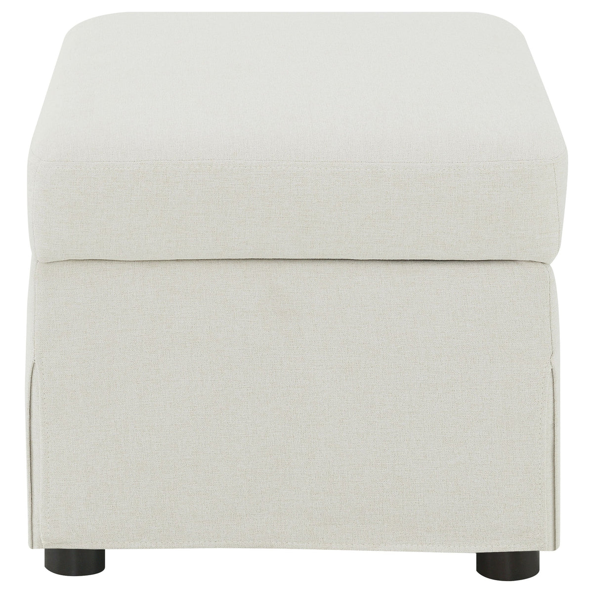 Winter Upholstered Hydraulic Lift Top Storage Ottoman