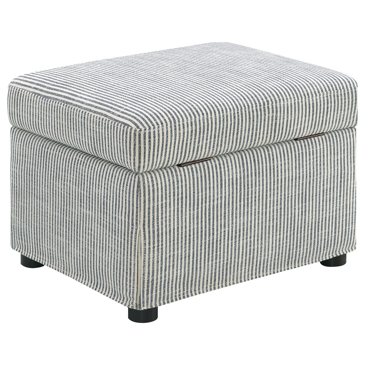 Winter Upholstered Hydraulic Lift Top Storage Ottoman