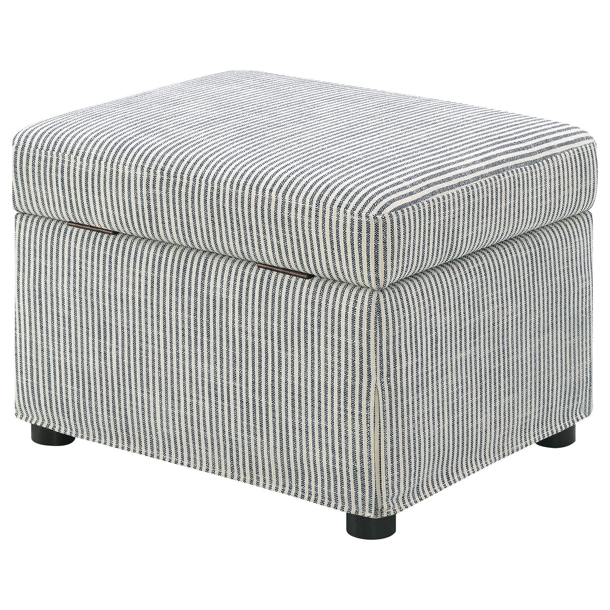 Winter Upholstered Hydraulic Lift Top Storage Ottoman