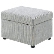Winter Upholstered Hydraulic Lift Top Storage Ottoman