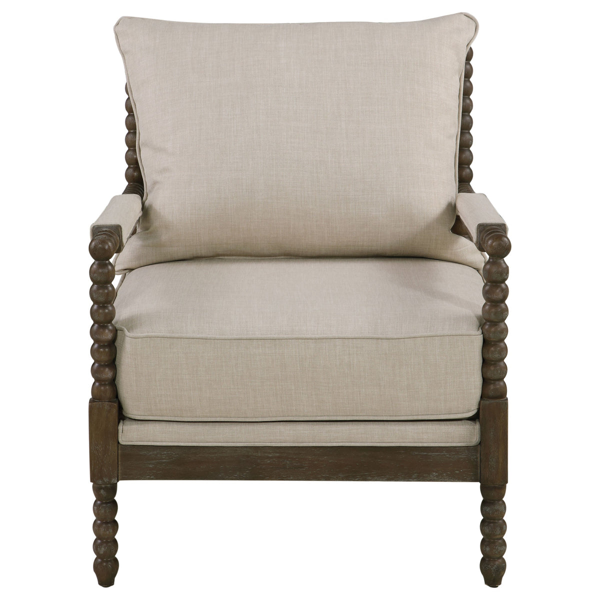 Blanchett Upholstered Bobbin Accent Chair