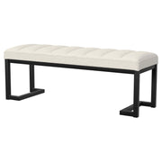 Mesa Boucle Upholstered Tufted Accent Bench