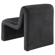 Drayton Upholstered Curved Armless Accent Chair