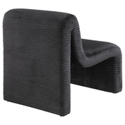 Drayton Upholstered Curved Armless Accent Chair