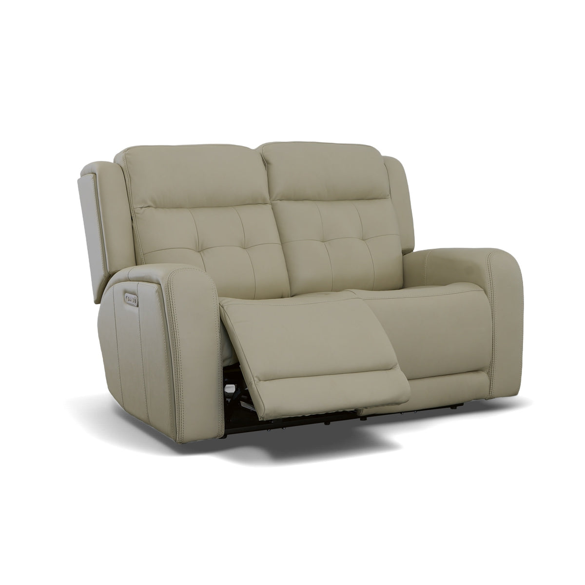 Flexsteel Grant Power Reclining Loveseat with Power Headrests