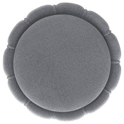 Sora Round Upholstered Ottoman
