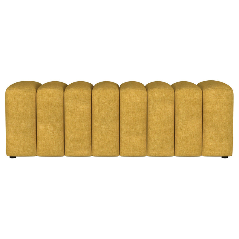 Summer Fabric Upholstered Tufted Accent Bench